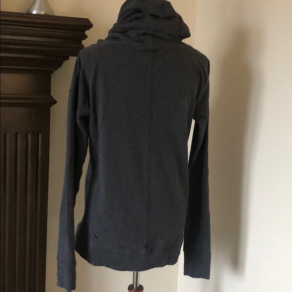 Lululemon hoodie, size 6 dark gray - Picture 3 of 6